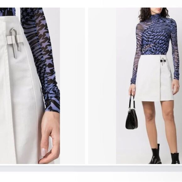 Givenchy High-Rise Padlock Mini Skirt small NWT $1150 - Picture 1 of 10
